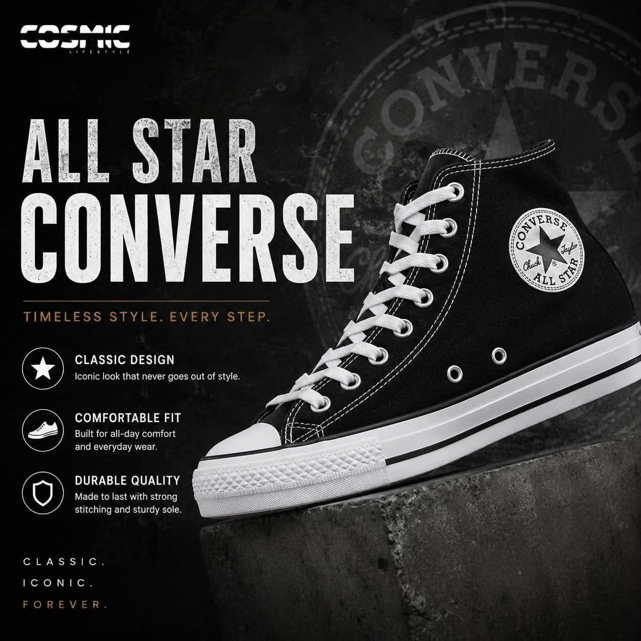All Star Converse Sneakers – Comfortable & Trendy Streetwear Shoes in Bangladesh