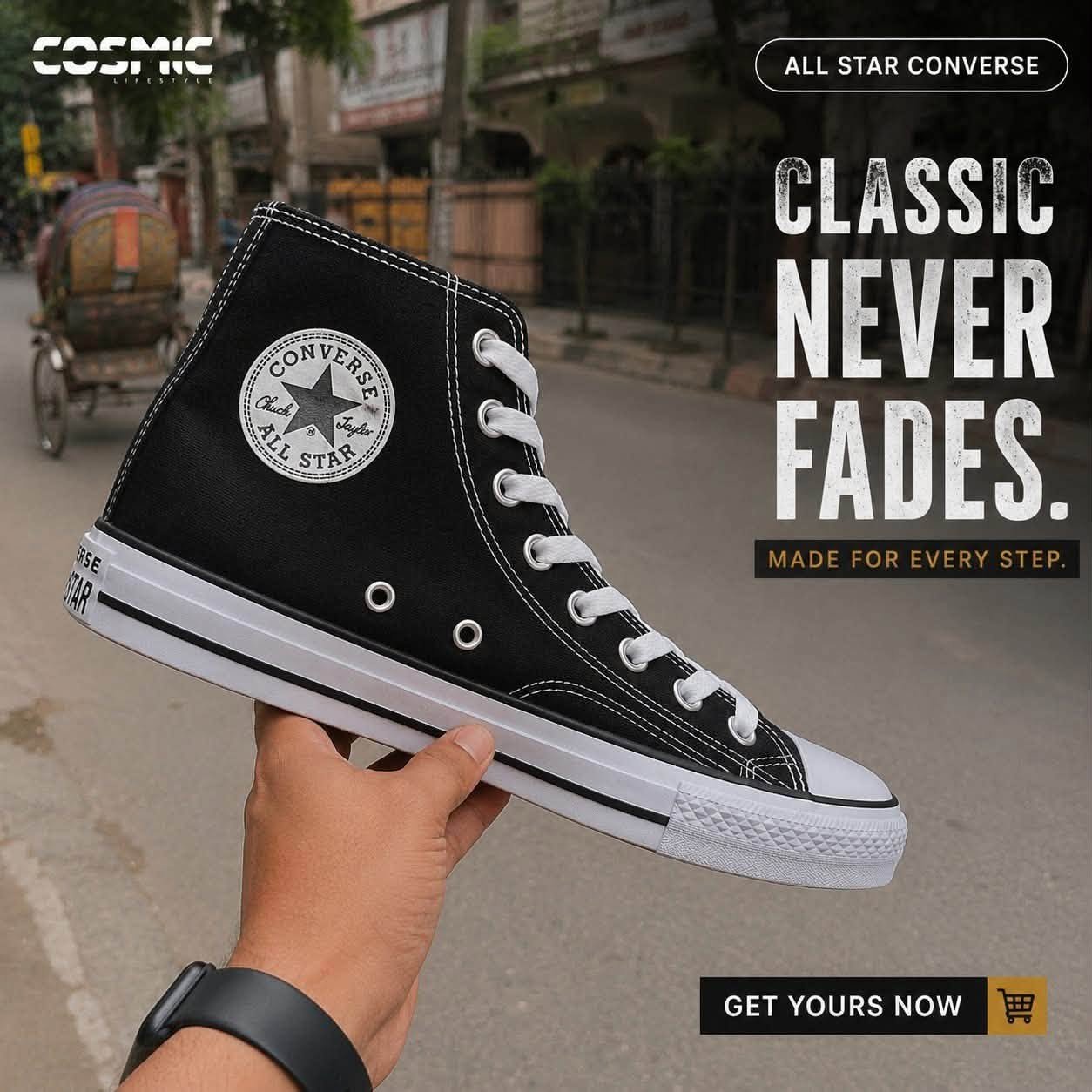 All Star Converse Sneakers – Comfortable & Trendy Streetwear Shoes in Bangladesh