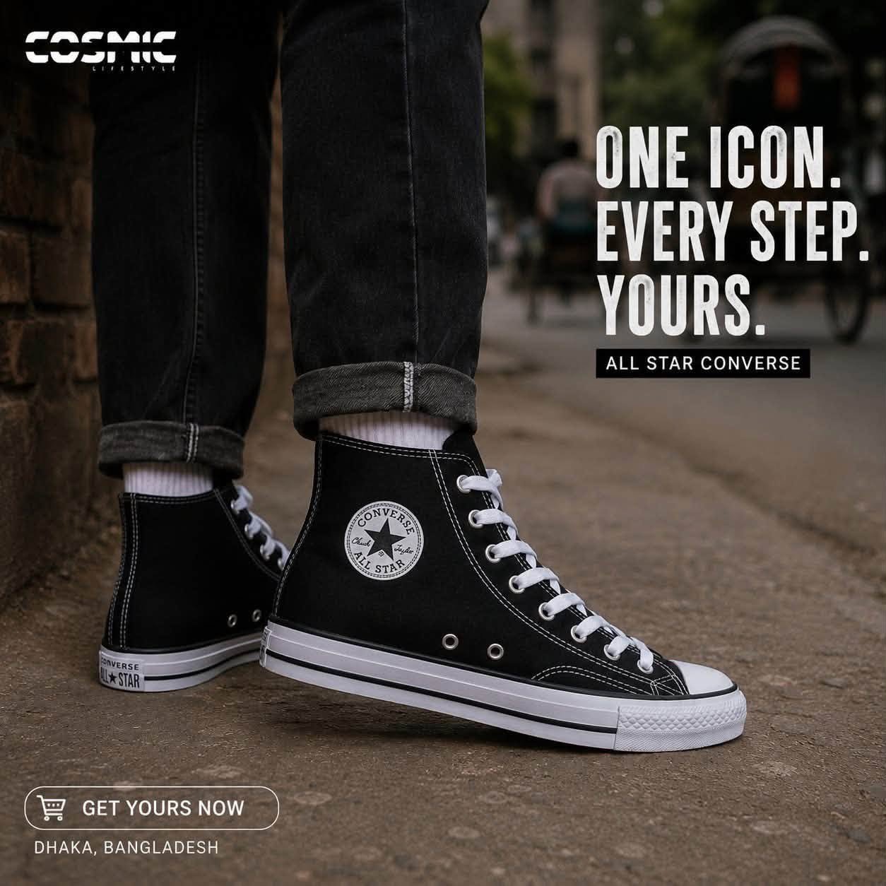 All Star Converse Sneakers – Comfortable & Trendy Streetwear Shoes in Bangladesh